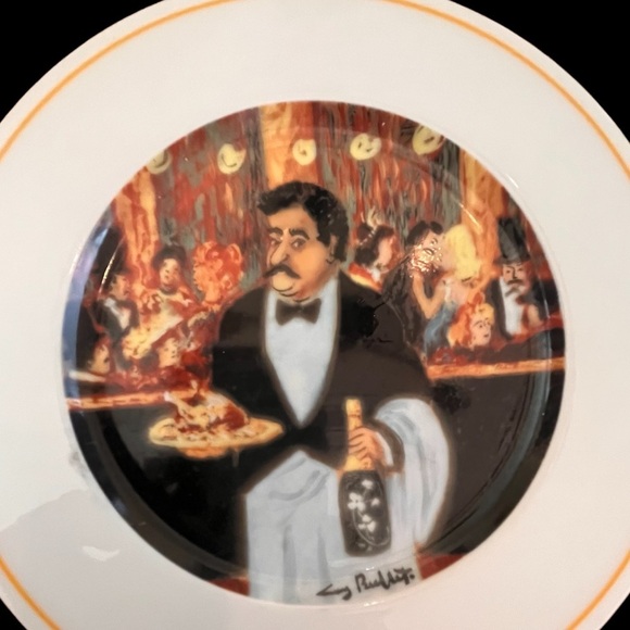 Set of 3 autographed the cabaret suite by eschenbach 8” plate I have 12 for sale - Picture 2 of 5